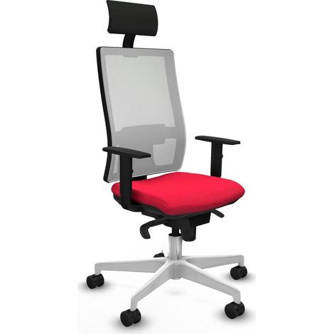 Piqueras y Crespo 1D026N1 Chaise de bureau rouge (1/3)