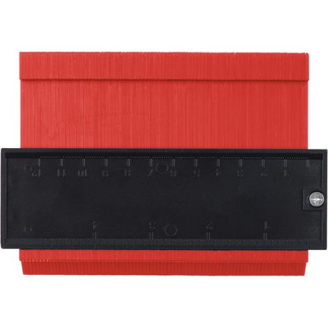 Copieur de Contour "Règle" 14cm Noir & Rouge (1/5)