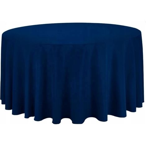 Tovaglia BLU NAVY tavolo ROTONDO 320cm banchetto matrimonio