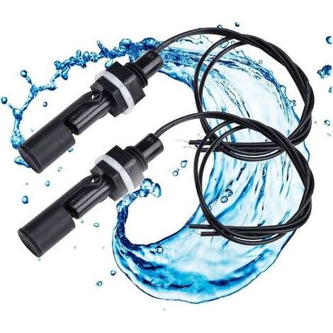 TAISHENGDA – Interruttore a galleggiante, 2 sensori di livello dell'acqua, interruttore a galleggiante orizzontale per piscine e acquari (1/5)