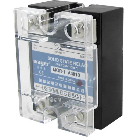 MGR-1 A4810 Einphasen-Halbleiterrelais SSR 10A 70-280V AC 240-480V (699a82fdf9ad944740f6ea2724a3f865