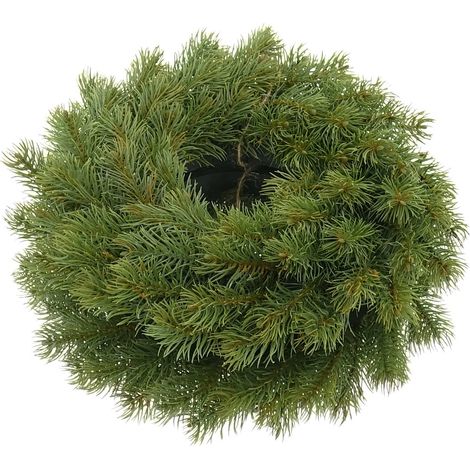 Adventskranz Tanne grün Ø 30 cm - Kunststoff (1/4)