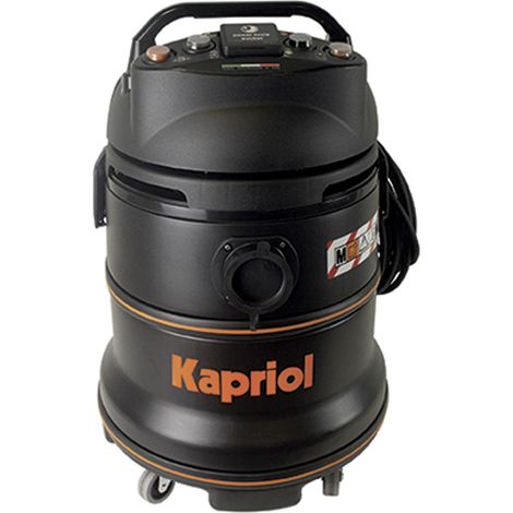 BIDONE ASPIRATORE ASPIRAPOLVERE ASPIRALIQUIDI DUSTY 50L/s 1000W VOL.35Lt KAPRIOL (1/5)