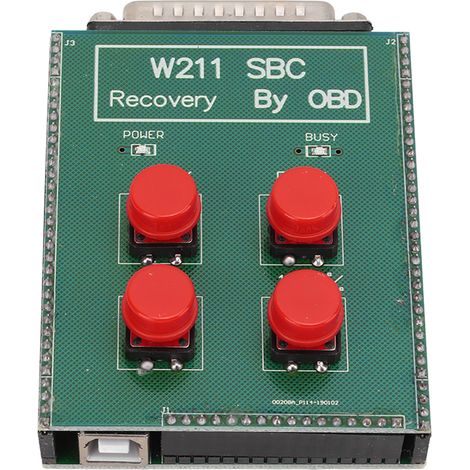 Outil de réinitialisation OBD2 SBC, dispositif de réparation ABS en métal, remplacement pour Mercedes-Benz W211 R230 (vert) (1/5)
