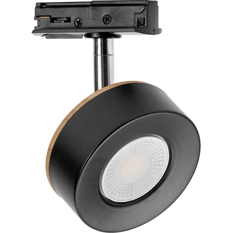 OSRAM  TRACKLIGHT SPOT BEAM Spot de rail 4,8W, 3000K blanc chaud, LED intégrée, pivotant, Aluminium noir