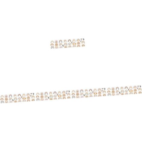 Lot de 5 feuilles d autocollants muraux arc en ciel pour la (1/5)