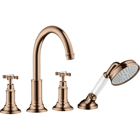 hansgrohe AXOR Montreux Mezclador de 4 agujeros para azulejos,