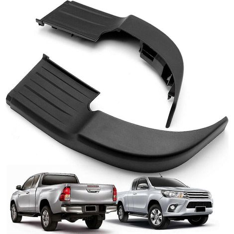 Marchepied de pare-chocs arrière noir pour Toyota Hilux Revo Rocco 2015-2019-DF (1/3)