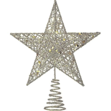 Chapeau étoile de Noël, décorations de Noël, or champagne (1/3)