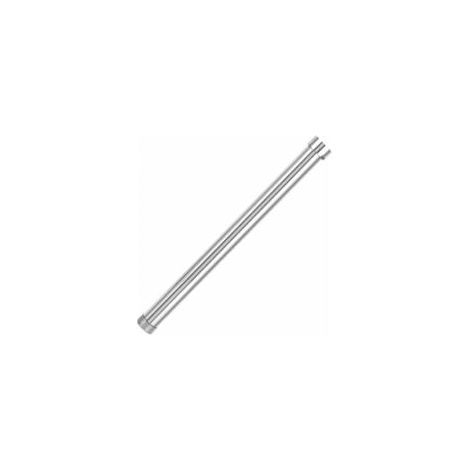 Braccio doccia da 30 cm, prolunga braccio doccia G3/4, prolunga soffione doccia, raccordo tubo in rame cromato per soffione doccia sottopensile, prolunga soffione doccia (10 pollici)