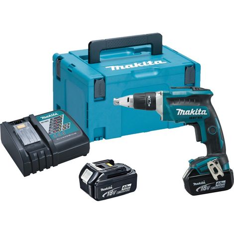 Makita DFS452RMJ 18v Brushless Lithium Ion Screwdriver - 2 x 4.0ah Batteries