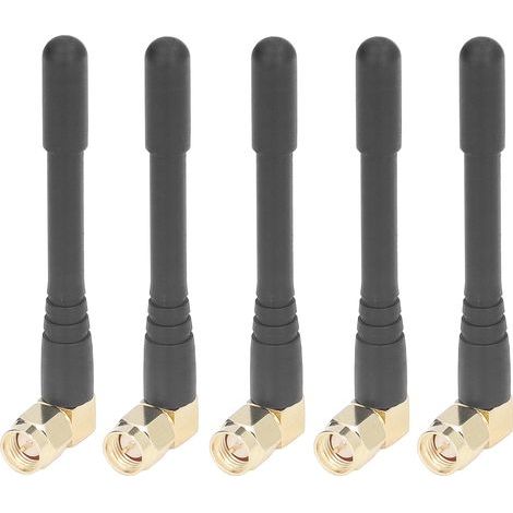 2 Pièces Antenne 5G 18DBI Haute Performance Imperméable Omnidirectionnelle Connecteur SMA Mâle pour Intérieur Extérieur (1/5)