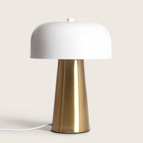Tischlampe Metall Kupla Weiß
