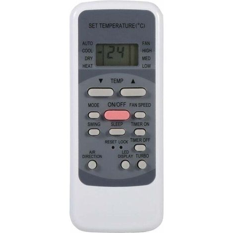 Télécommande pour climatiseurs série R51 R51/E R51/CE R51M/CE R51D/E R51M/BGE R51M/BGE, horloge intégrée et minuterie marche/arrêt (1/4)