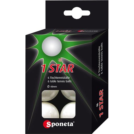 Palline da ping pong Sponet  6 pezzi