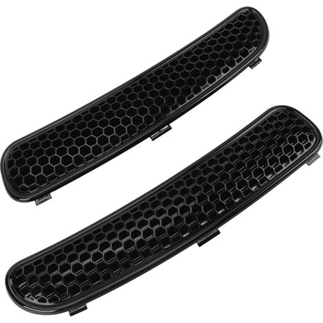 Glänzend schwarzer Motorhauben-Lüftungsgitter für R50, R52 und R53 51137122506
