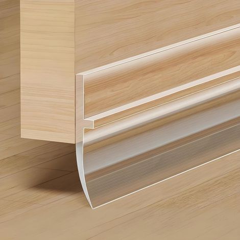 Joint de la porte de douche, PVC, empilable (3.6cm de large 90cm de long), polyvalent et pratique, pour un usage quotidien (1/5)