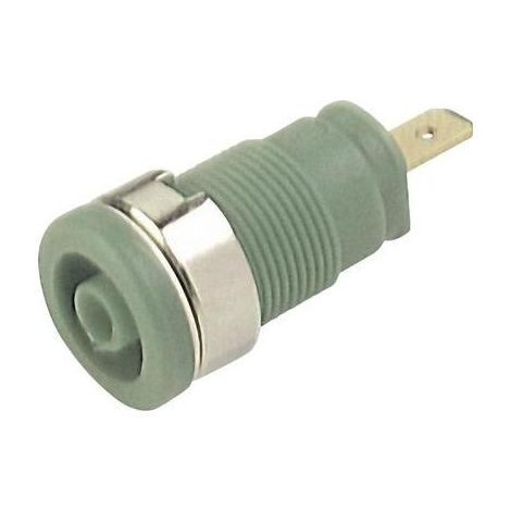 SKS HIRSCHMANN SEB 2610 F4,8 PRESA DI SICUREZZA DA LABORATORIO PRESA VERTICALE Ø PERNO: 4 MM VERDE 1 PZ.