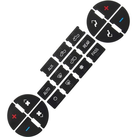 Pieces Car Dashboard Button Repair Decals Replacement