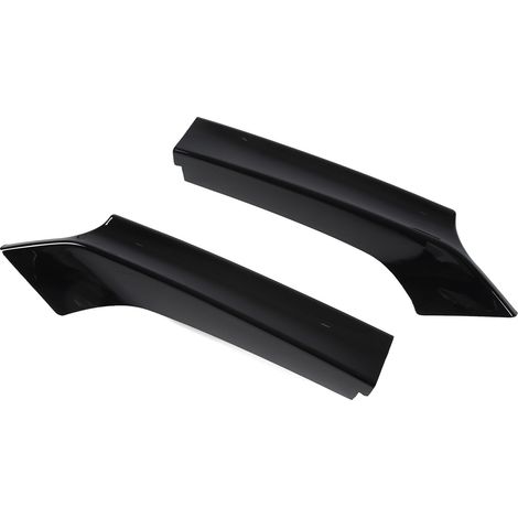 Spoiler de pare-chocs avant/spoiler de pare-chocs avant divisé/couvercle divisé adapté aux versions BMW Série 2 F22 F23 M Sport, noir brillant. (1/5)