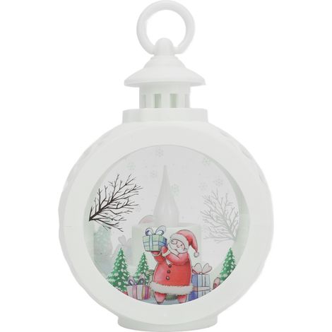 Lanterna natalizia vintage con texture squisita, lanterna sospesa festiva per decorazioni da ufficio e feste. (1/5)