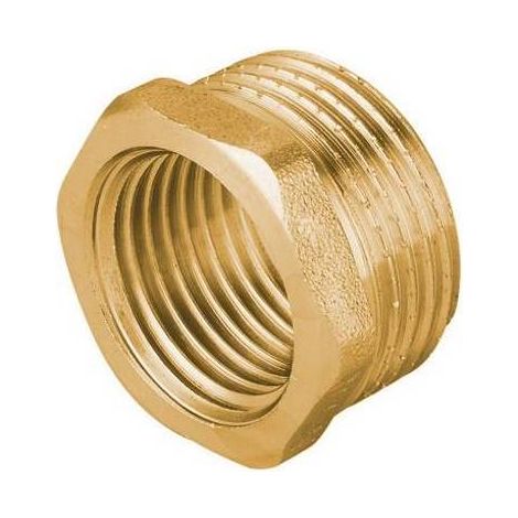 RIDUZIONE MF IN OTTONE GIALLO PESANTE IBP Misura: 1"1/4 x 1"