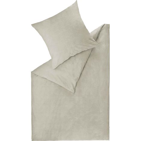 ESPRIT Renforcé Bettwäsche HARP - 1 Stück 135x200 cm, Grau