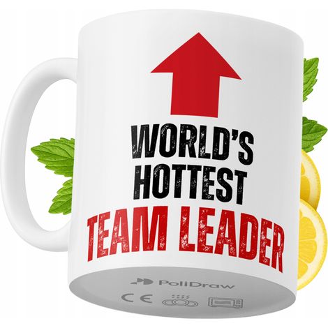 Lustige Tasse für Teamleiter – Kaffee- oder Teetasse mit witzigem Textdesign – ideal für Geburtstage, Namenstage, Feiertage und besondere Anlässe. Hochwertige Tasse für Homeoffice, Büro und Arbeit. Fa