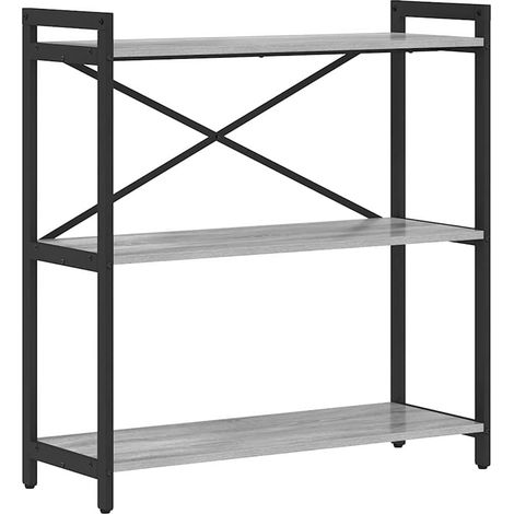 Maison Exclusive - Bücherregal Grau Sonoma 80 x 30 x 85 cm Holzwe