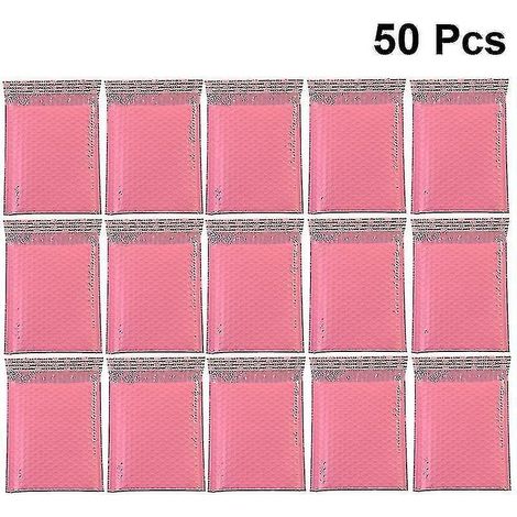 Lot de 50 sacs à bulles pratiques pour le rangement, résistants aux chocs, pour l'emballage express, pour la maison, le magasin ou le bureau. (1/3)