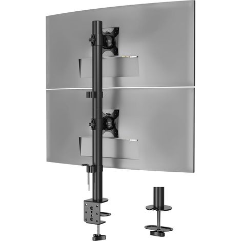 Support Ecran PC Double Vertical, 13-34 Pouces, 10 kg par Bras (1/5)