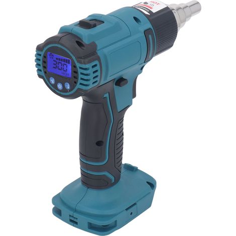 Pistolet à air chaud sans fil à batterie au lithium haute puissance avec affichage numérique LCD HD pour BL1830B 350 W (1/5)