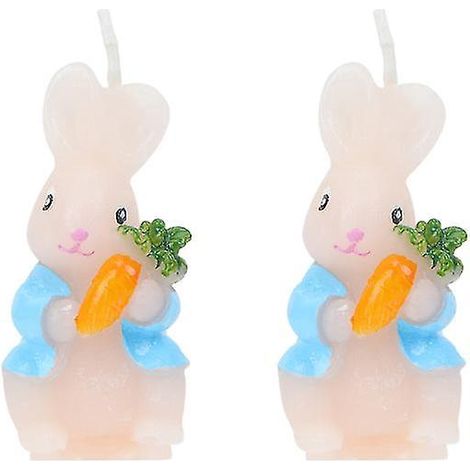 2 Stück Kerzenhase