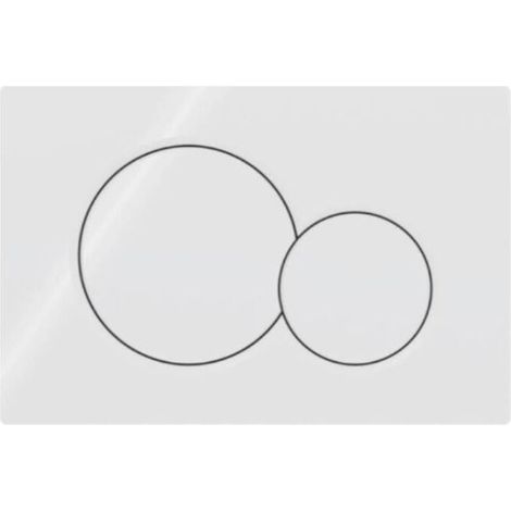 Pour Plaque de déclenchement Geberit Sigma01 pour rinçage double touche: blanc alpin (115.770.11.5) (1/4)