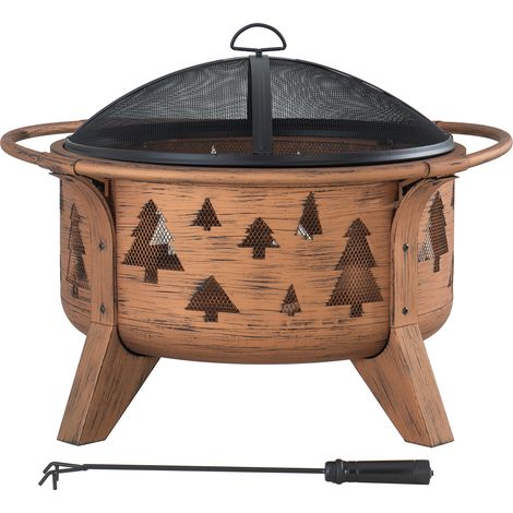 XL braciere in acciaio ASKJA - Ø76cm, rame