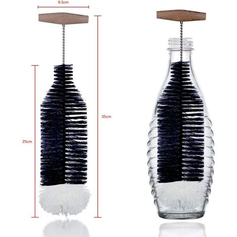 1brosse de nettoyage pour bouteille d'eau—Poignée en croix (1/5)