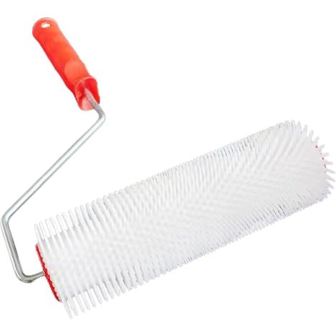 Rouleau Débulleur pour Ragréage Autonivelant Pointes 26mm - Rouleau à Pointes 24cm Outil Essentiel pour un Sol Lisse (pointes 26mm) Pour ragréage jusqu'a 20mm