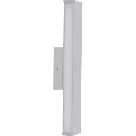 Applique Murale LED Design Moderne en Aluminium et Plastique Chrome pour Couloir, 32 cm - PANGIVO (1/5)