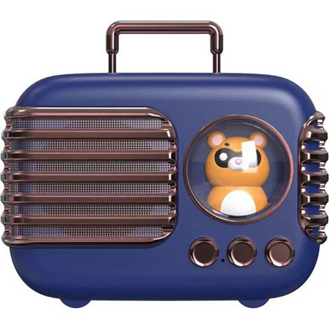 petite enceinte Bluetooth rétro pour valise style vintage (1/5)