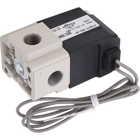 Électrovanne pneumatique 2 positions 3 voies type SMC G1/8, électrovanne à vide, 220 V CA (1/5)