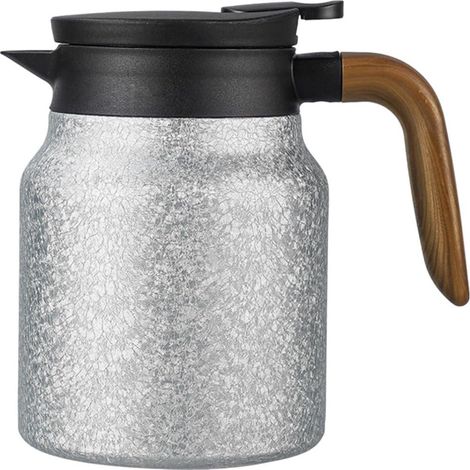 Carafe Isotherme À Café, Pichet À Isolé, Carafe en Acier Inoxydable, Bouteille D' Chaude, Théière Isotherme pour Lait, Café, Thé Boissons Chaudes Froides (1/5)