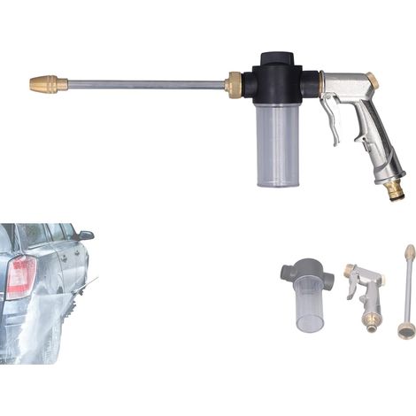 Foam Gun High Pressure Foam Gun with Adjustable Brass Nozzle, Foam Sprayer for Car Washing, Garden, Floor Cleaning, Pet Washing, Foam Tank (1/5)