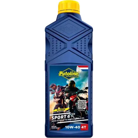 Huile moteur Putoline 10W40 4T Sport 4R 1L pour motos - Haute qualité (1/2)