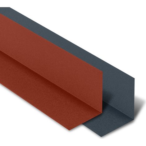 Bacacier – Rive contre mur en acier 0.50 mm – Longueur 1000 mm – Revêtement mat texturé 35 µm – Compatible TUILE R
