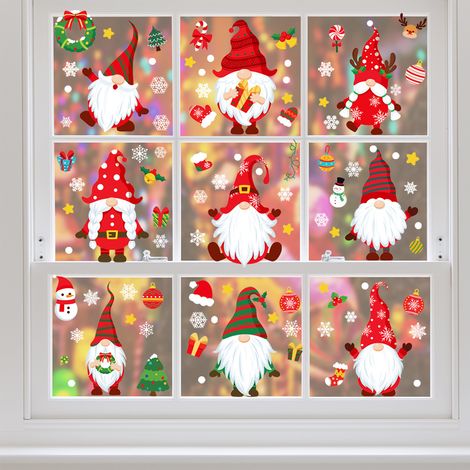 Weihnachtsaufkleber, Weihnachtsfensterdekorationsaufkleber