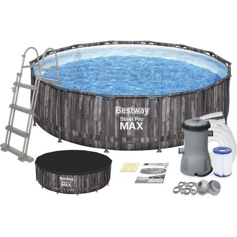 Piscina de estructura 427x107 cm Conjunto 9 en 1 Bestway 5614Z (1/5)