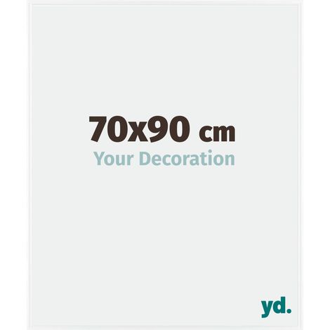 yd. - Cadre photo 70x90 - Blanc Brillant - Plastique - Evry (1/5)