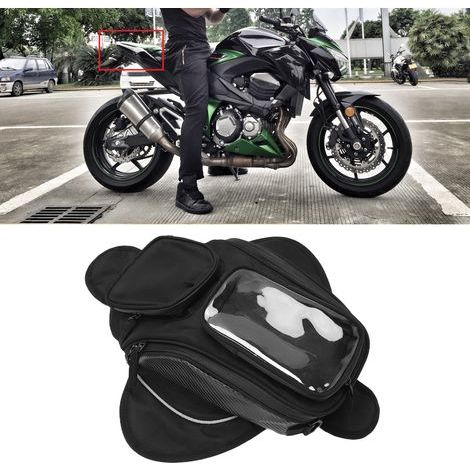 Decorative motorcycle backpack, water-resistant Oxford fabric, ideal for hiking and motorcycle trips. (1/5)