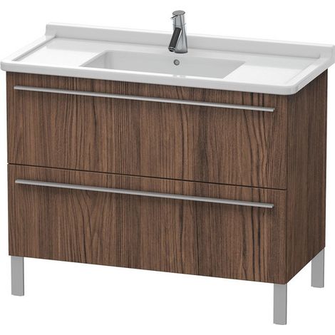 Meuble sous-vasque X-LARGE 1000x470x668mm noyer foncé