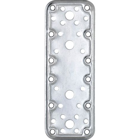 GIUNZIONE PESANTE DIRITTA STAMPATA ART. 872ZS mm 65 x 180- 25 pezzi - ALDEGHI LUIGI
